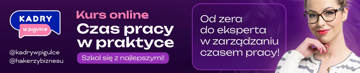 Kurs online: Czas pracy w praktyce. Kadry w pigułce. Donata Hermann